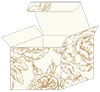 Rose Antique Gold Favor Box Style M (10 per pack)