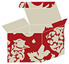 Renaissance Red Favor Box Style M (10 per pack)