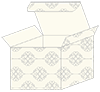 Rococo Grey Favor Box Style M (10 per pack)