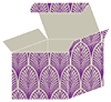 Glamour Purple Favor Box Style M (10 per pack)