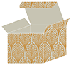 Glamour Gold Favor Box Style M (10 per pack)