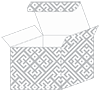 Maze Grey Favor Box Style M (10 per pack)