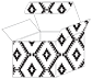 Rhombus Black Favor Box Style S (10 per pack)