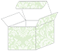 Floral Green Tea Favor Box Style S (10 per pack)