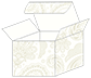 Paisley Silver Favor Box Style S (10 per pack)