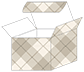 Tartan Grey Favor Box Style S (10 per pack)