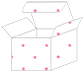 Polkadot Pink Favor Box Style S (10 per pack)