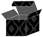 Indonesia Black Favor Box Style S (10 per pack)