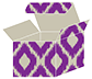 Indonesia Purple Favor Box Style S (10 per pack)