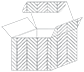 Oblique Grey Favor Box Style S (10 per pack)