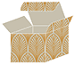 Glamour Gold Favor Box Style S (10 per pack)