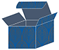 Glamour Navy Favor Box Style S (10 per pack)
