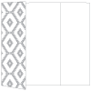 Rhombus Grey Gate Fold Invitation Style A (5 x 7)