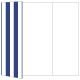 Lineation Sapphire Gate Fold Invitation Style A (5 x 7) - 10/Pk