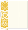 Morocco Yellow Gate Fold Invitation Style B (5 1/4 x 7 3/4)