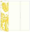 Renaissance Lime Gate Fold Invitation Style B (5 1/4 x 7 3/4)