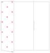 Polkadot Pink Gate Fold Invitation Style B (5 1/4 x 7 3/4)