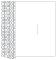 Oblique Grey Gate Fold Invitation Style A (5 x 7) - 10/Pk