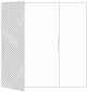 Zig Zag Grey Gate Fold Invitation Style A (5 x 7) - 10/Pk