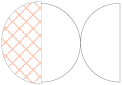 Casablanca Ginger Round Gate Fold Invitation Style D (5 3/4 Diameter)