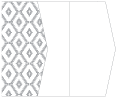 Rhombus Grey Gate Fold Invitation Style E (5 1/8 x 7 1/8)