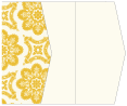 Morocco Yellow Gate Fold Invitation Style E (5 1/8 x 7 1/8)