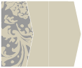 Renaissance Ash Gate Fold Invitation Style E (5 1/8 x 7 1/8)