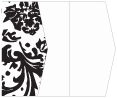 Renaissance Black Gate Fold Invitation Style E (5 1/8 x 7 1/8) - 10/Pk