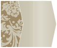 Renaissance Bronze Gate Fold Invitation Style E (5 1/8 x 7 1/8)