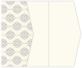 Rococo Grey Gate Fold Invitation Style E (5 1/8 x 7 1/8)