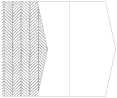Oblique Grey Gate Fold Invitation Style E (5 1/8 x 7 1/8)
