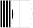 Lineation Black Gate Fold Invitation Style E (5 1/8 x 7 1/8) - 10/Pk