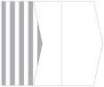 Lineation Grey Gate Fold Invitation Style E (5 1/8 x 7 1/8) - 10/Pk