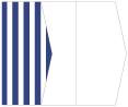 Lineation Blue Gate Fold Invitation Style E (5 1/8 x 7 1/8)
