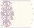 Victoria Grey Gate Fold Invitation Style E (5 1/8 x 7 1/8) - 10/Pk