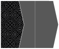 Maze Noir Gate Fold Invitation Style E (5 1/8 x 7 1/8)