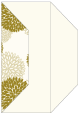 Aster Green Gate Fold Invitation Style F (3 7/8 x 9)