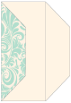 Nature Mellow Blue Gate Fold Invitation Style F (3 7/8 x 9)