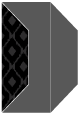 Indonesia Black Gate Fold Invitation Style F (3 7/8 x 9)