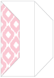 Indonesia Pink Gate Fold Invitation Style F (3 7/8 x 9)