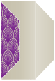 Glamour Purple Gate Fold Invitation Style F (3 7/8 x 9)
