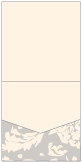 Renaissance Silver Pocket Invitation Style A1 (5 3/4 x 5 3/4)