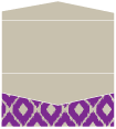 Indonesia Purple Pocket Invitation Style A4 (4 x 9)