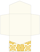 Morocco Yellow Pocket Invitation Style B2 (6 1/4 x 6 1/4) - 10/Pk