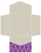 Glamour Purple Pocket Invitation Style B2 (6 1/4 x 6 1/4) - 10/Pk