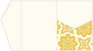 Morocco Yellow Pocket Invitation Style B5 (5 1/4 x 7 1/4)