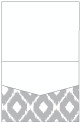 Indonesia Grey Pocket Invitation Style C1 (4 1/4 x 5 1/2) 10/Pk