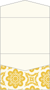 Morocco Yellow Pocket Invitation Style C4 (5 1/4 x 7 1/4)
