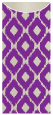 Indonesia Purple Jacket Invitation Style A1 (4 x 9)