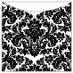 Floral Black Jacket Invitation Style A3 (5 5/8 x 5 5/8)